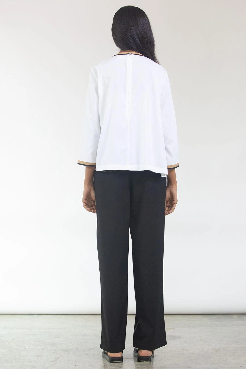 Bodice Ivory Round Neck Top - Image 2