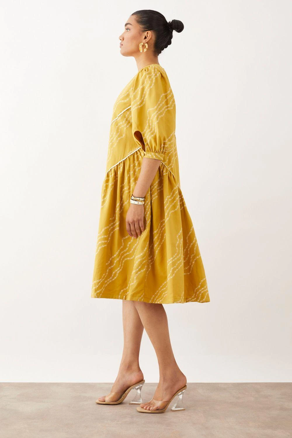 SNOB Viola Bamboo Tiered Dress - Image 2