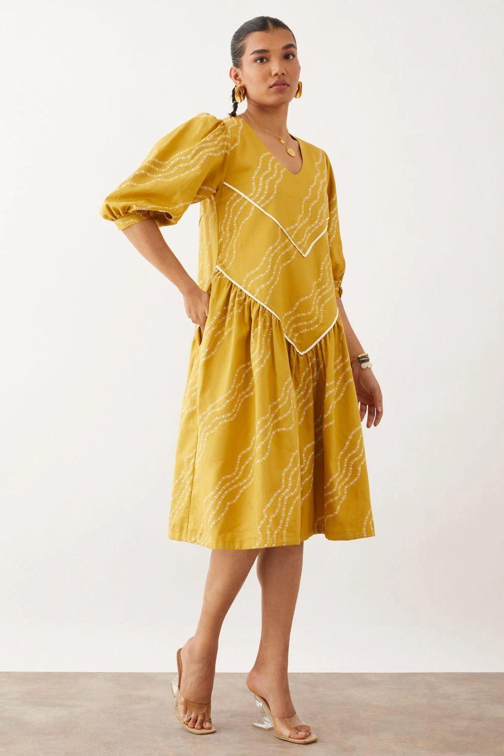 SNOB Viola Bamboo Tiered Dress - Image 3