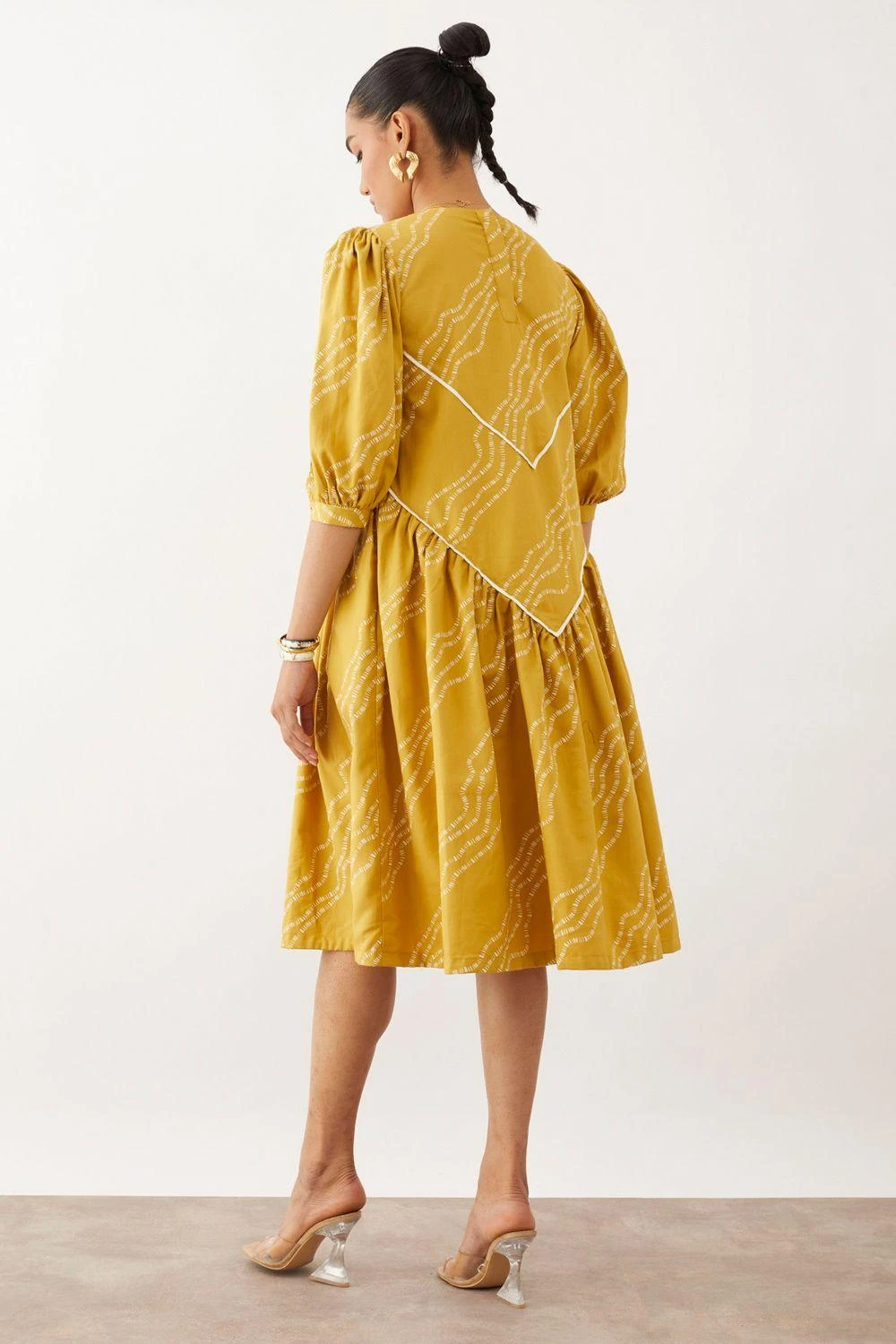 SNOB Viola Bamboo Tiered Dress - Image 4