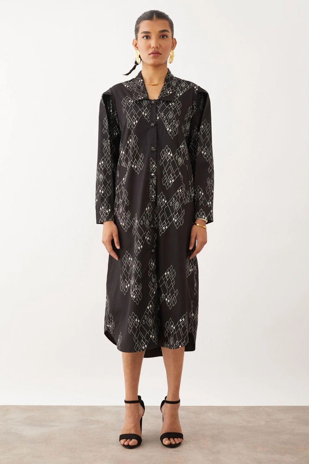 SNOB Faro Trench Style Dress