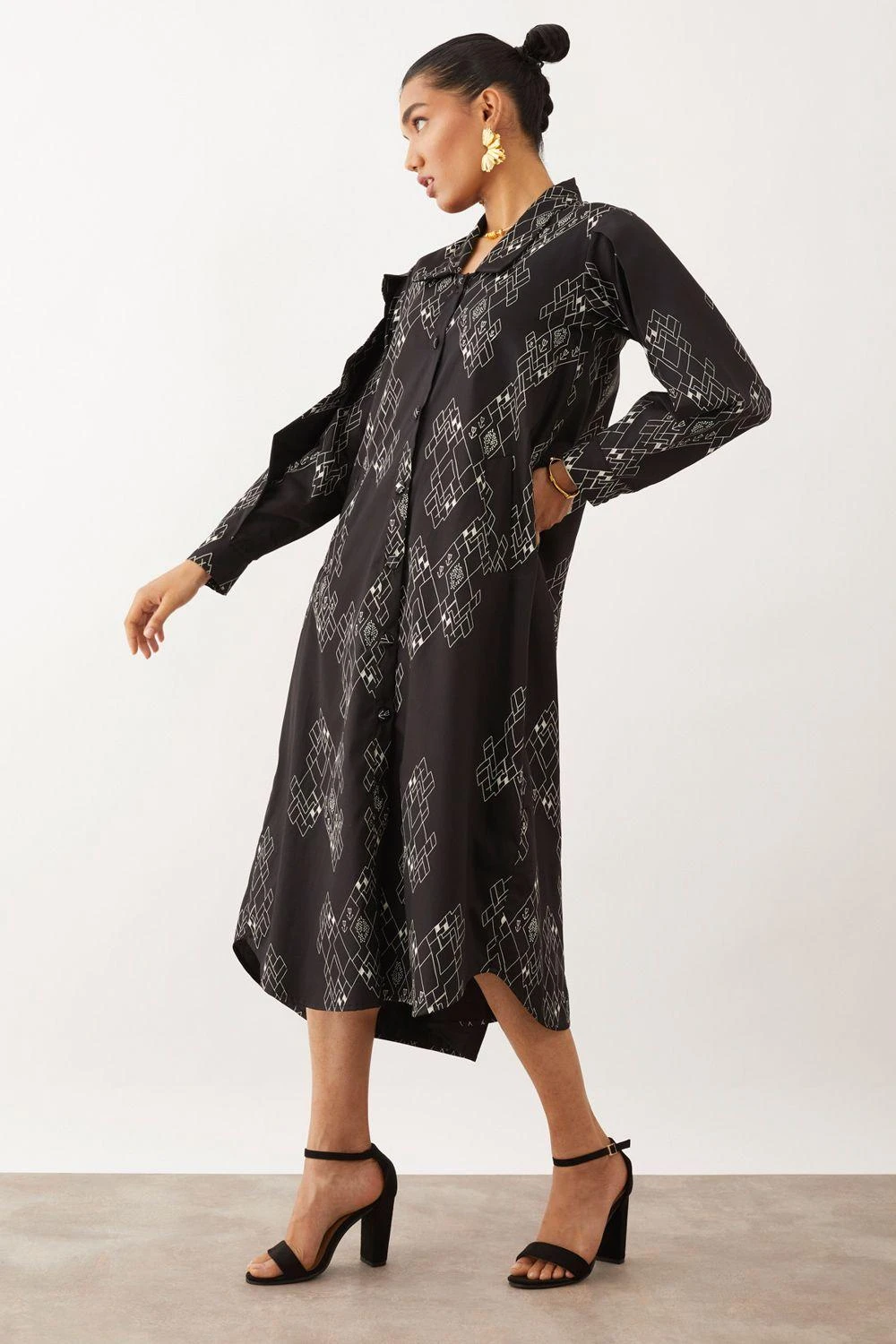 SNOB Faro Trench Style Dress - Image 4