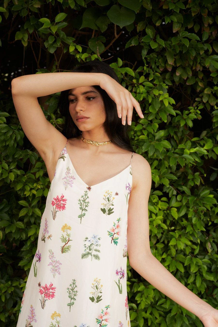 Ode To Odd First Bloom Silk Dress - Image 2