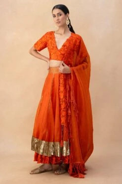 Aikeyah Shalimar Floral Lehenga Set