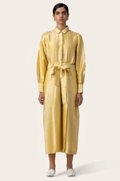 November Noon Bay Light Gold Jumpsuit