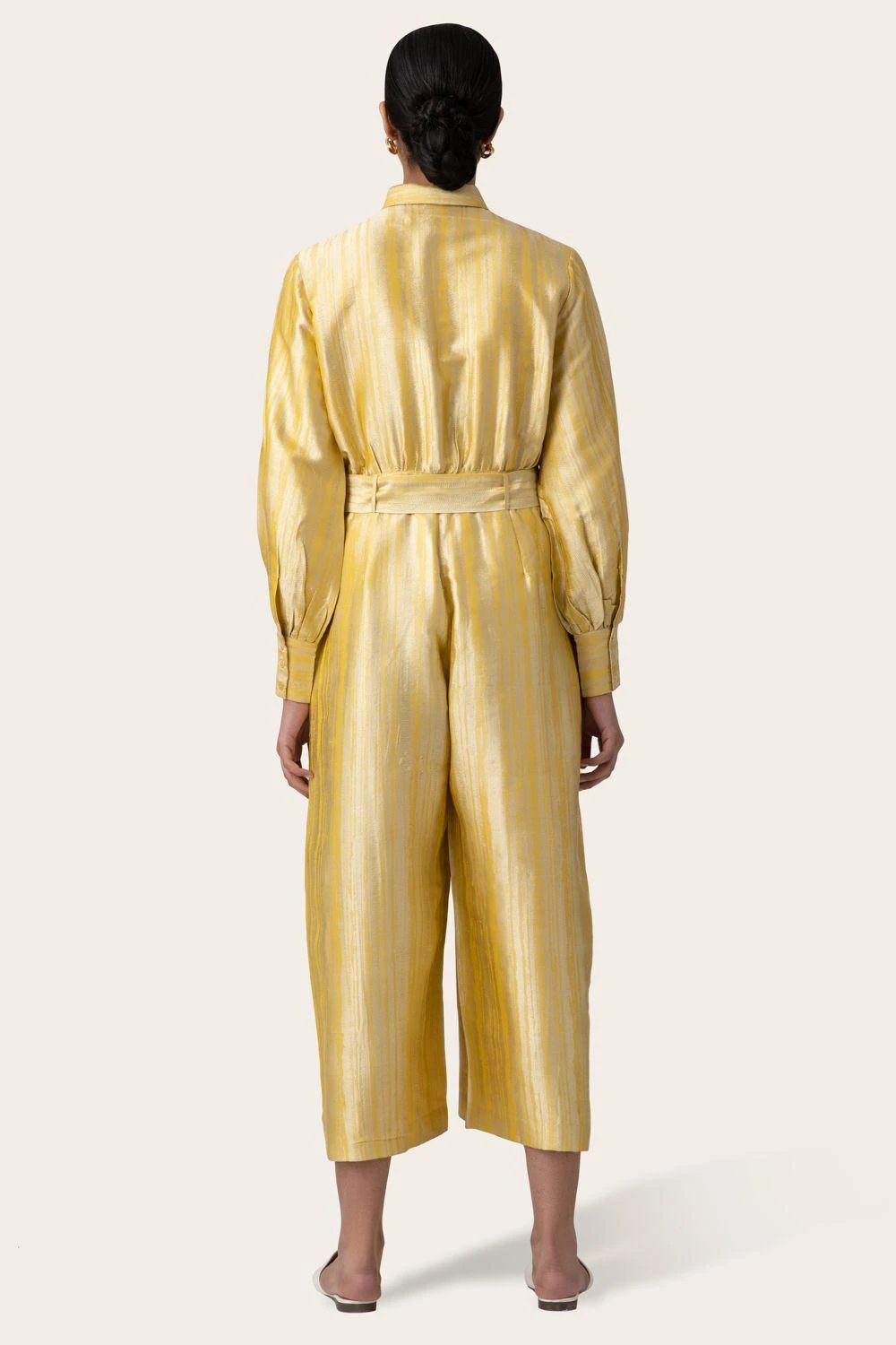 November Noon Bay Light Gold Jumpsuit - Image 3