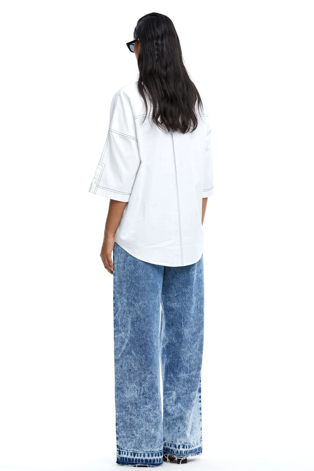 Kanika Goyal Label Warped Vine Dual Embellished Shirt - Image 3