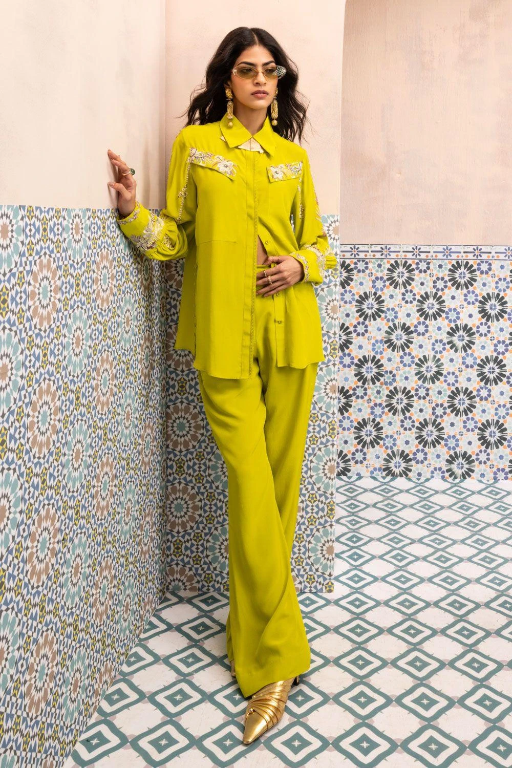 PATINE Jean Lush Lime Gara Shirt