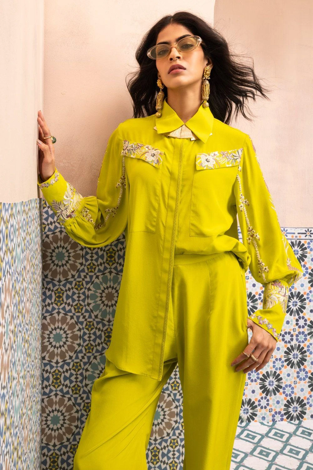 PATINE Jean Lush Lime Gara Shirt - Image 3