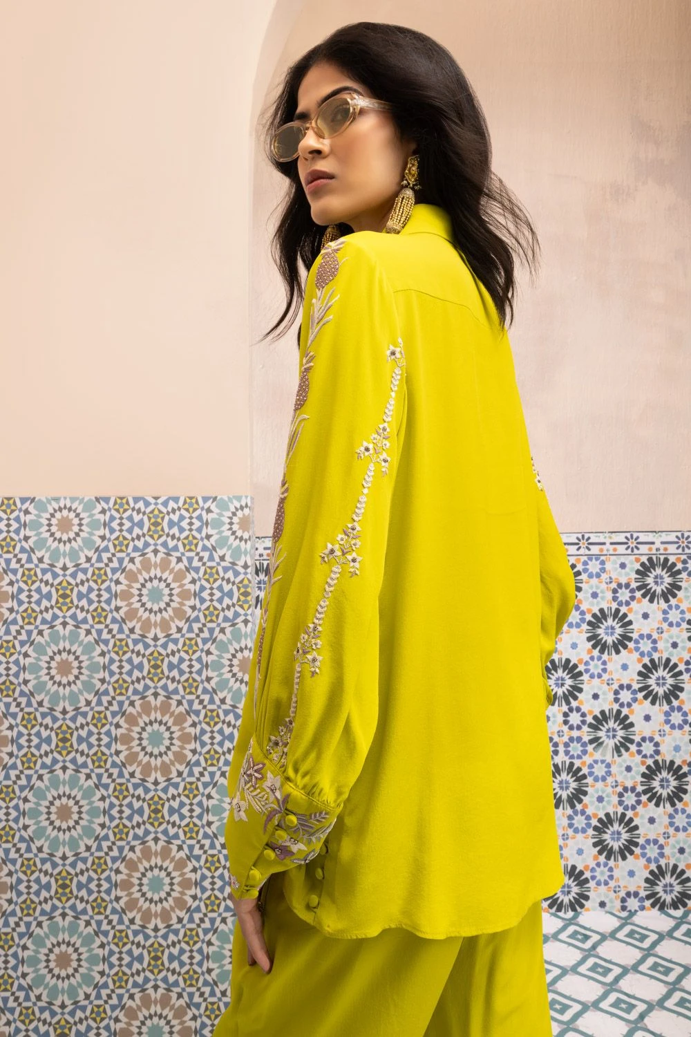 PATINE Jean Lush Lime Gara Shirt - Image 4