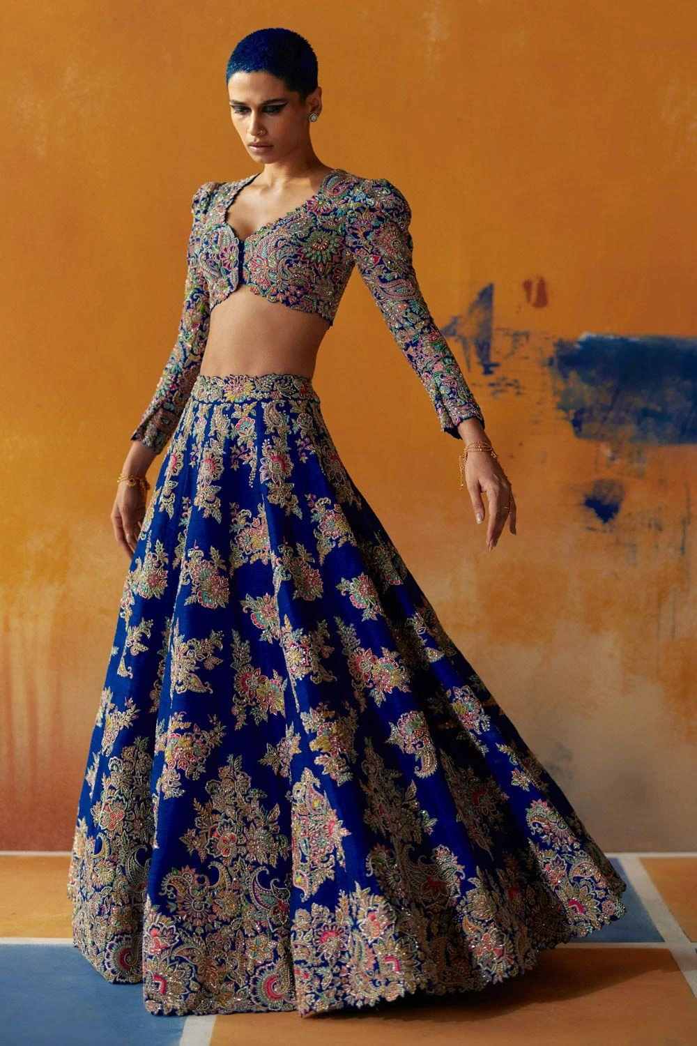 Mrunalini Rao Mynah Lehenga Set - Image 2