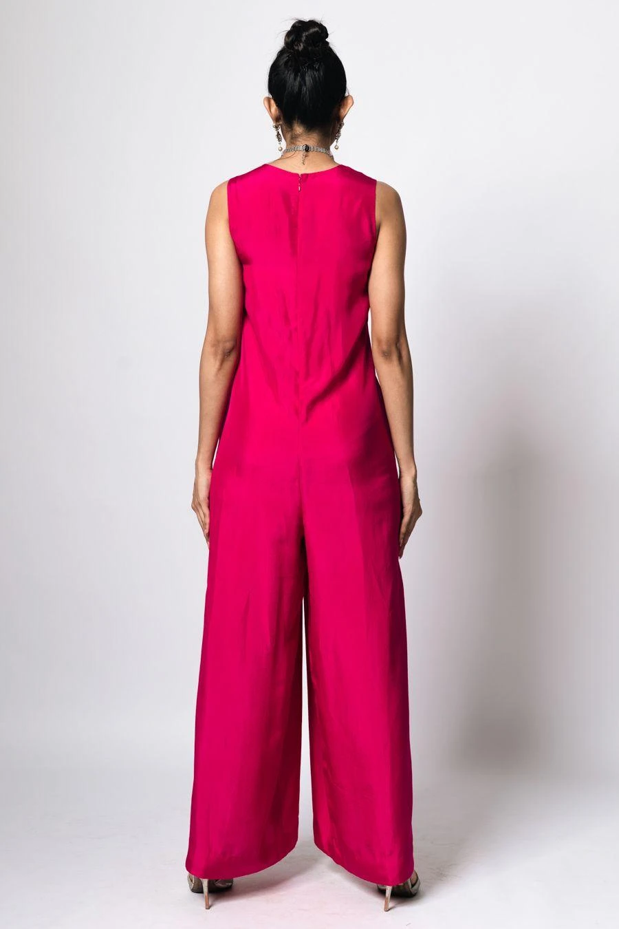 REIK Magenta Sevile Kaftan And Noir Jumpsuit - Image 6