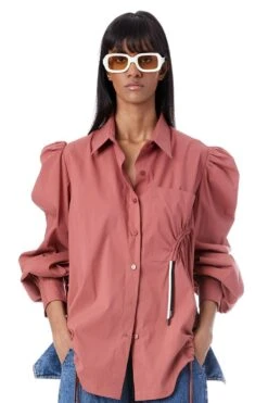 Kanika Goyal Label Dawn Ruched Pocket Shirt
