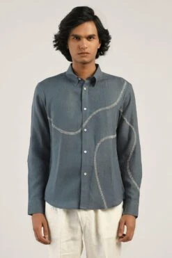 Countrymade Steel Blue Coil Shirt