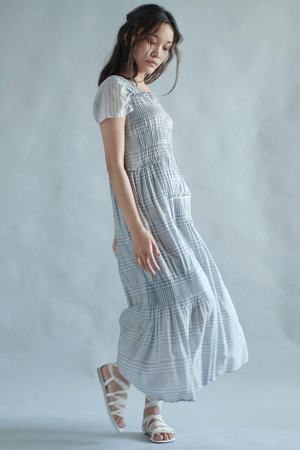 SWGT Blue Prarie Cotton Dress - Image 2