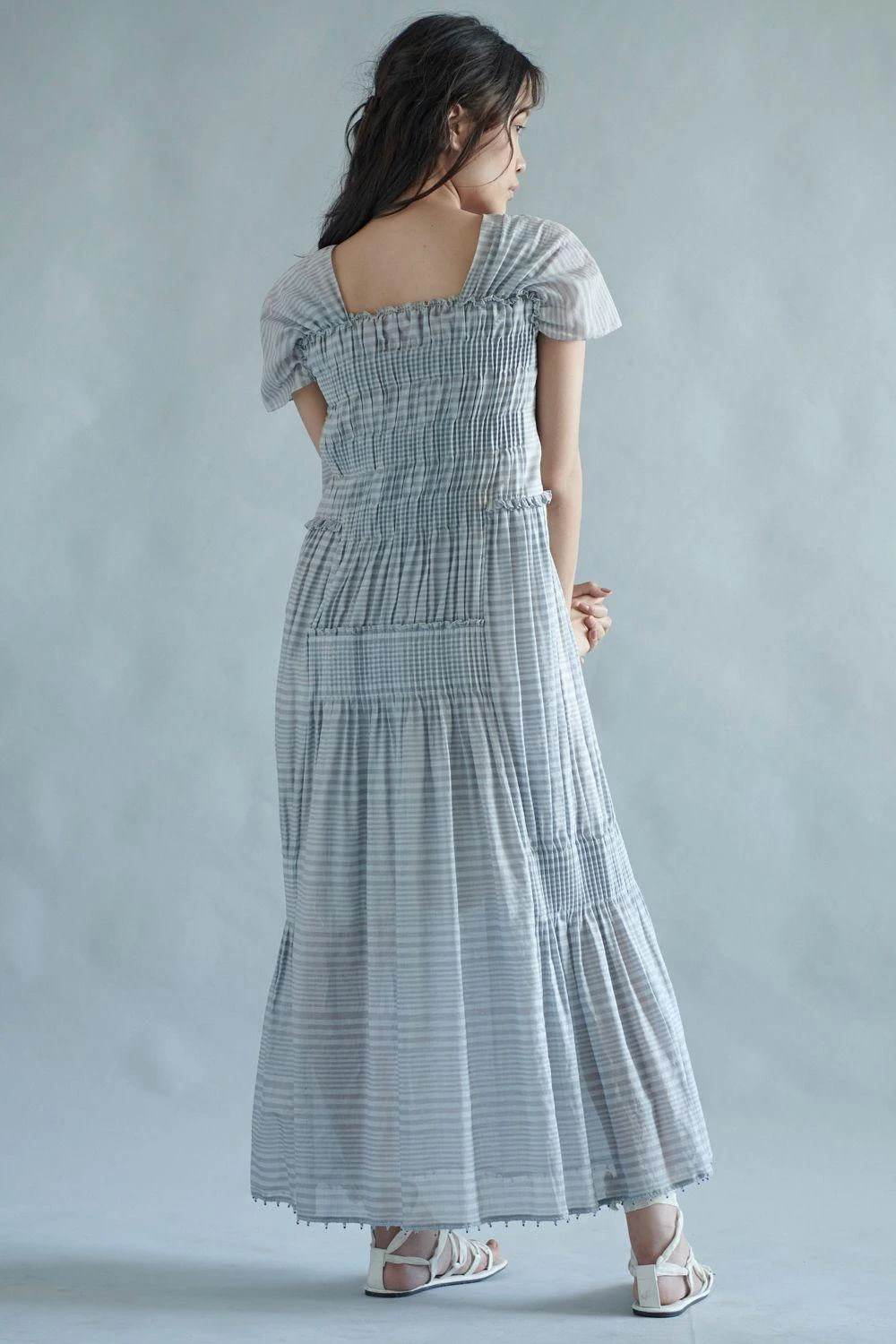 SWGT Blue Prarie Cotton Dress - Image 3