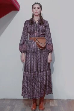 Siddhartha Bansal Chiffon Printed Maxi Dress