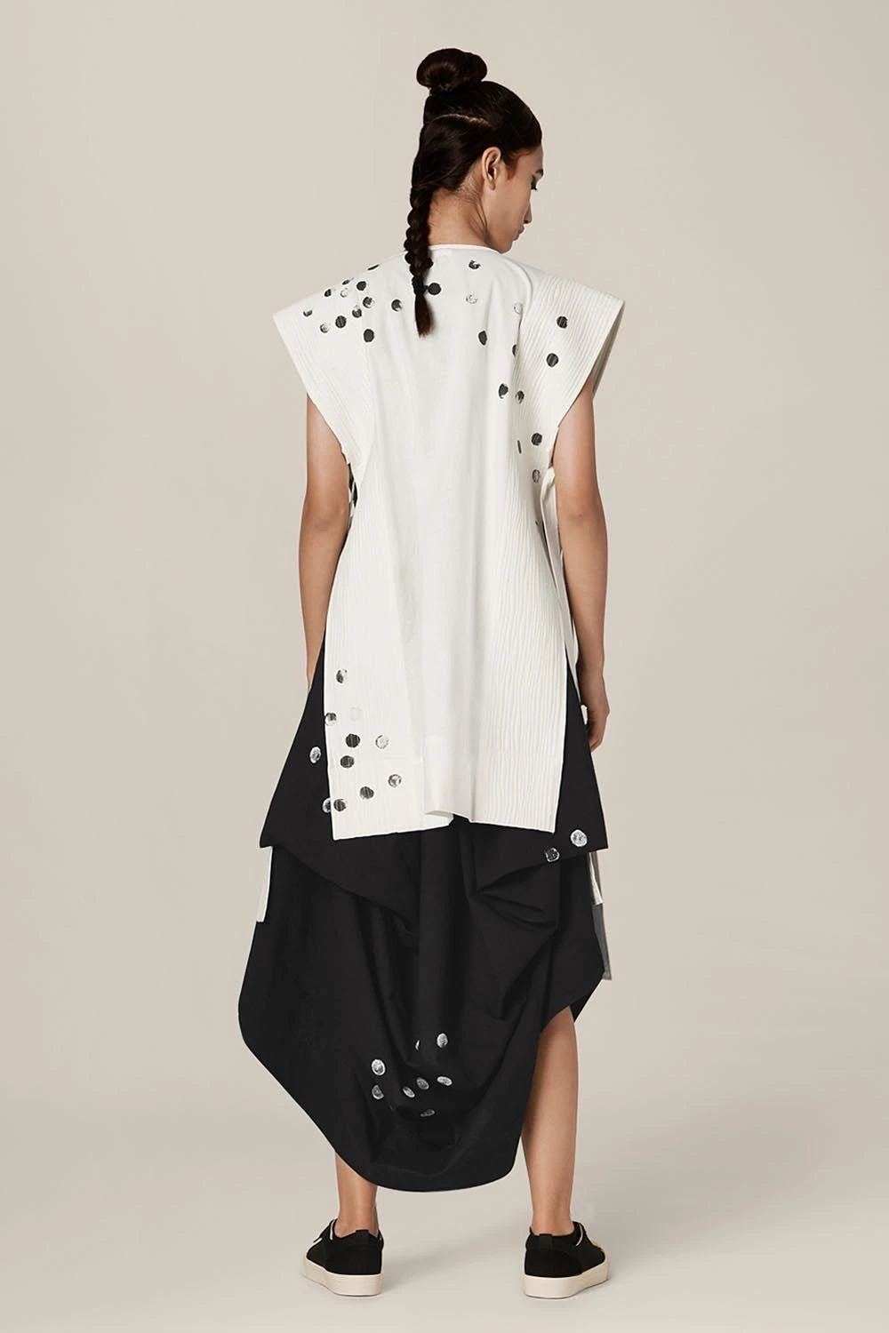 Chola Hand Painted Shirt With Side Ties - Image 3