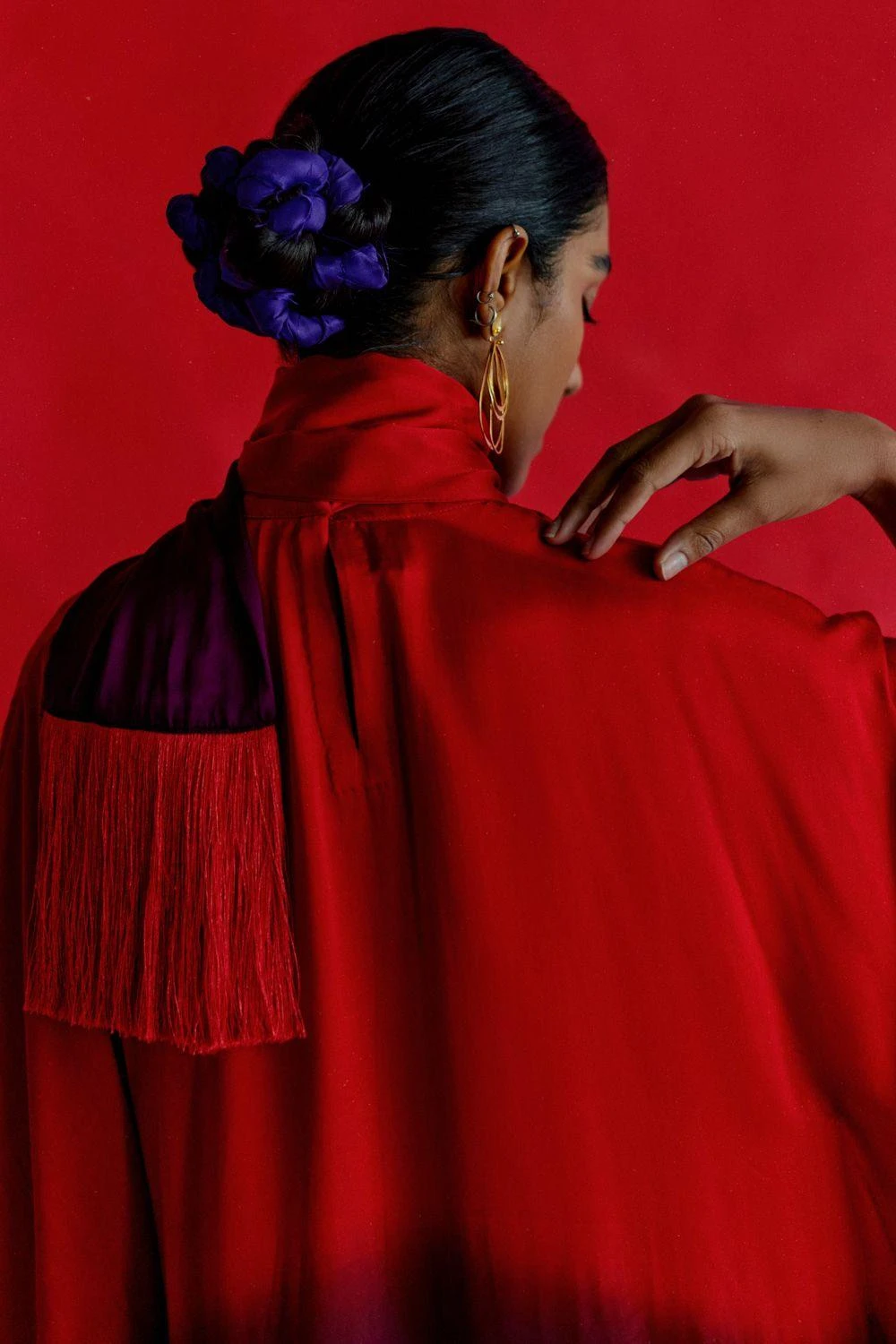 Studio RIGU Leheriya Round Collar Dress - Image 4