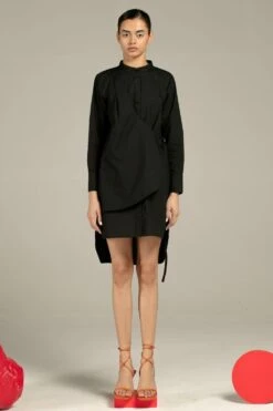 Studio RIGU Serena Black Shirt Dress