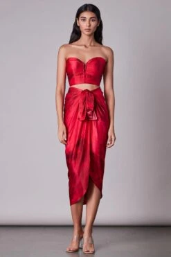 Saaksha & Kinni Shaded Satin Bustier