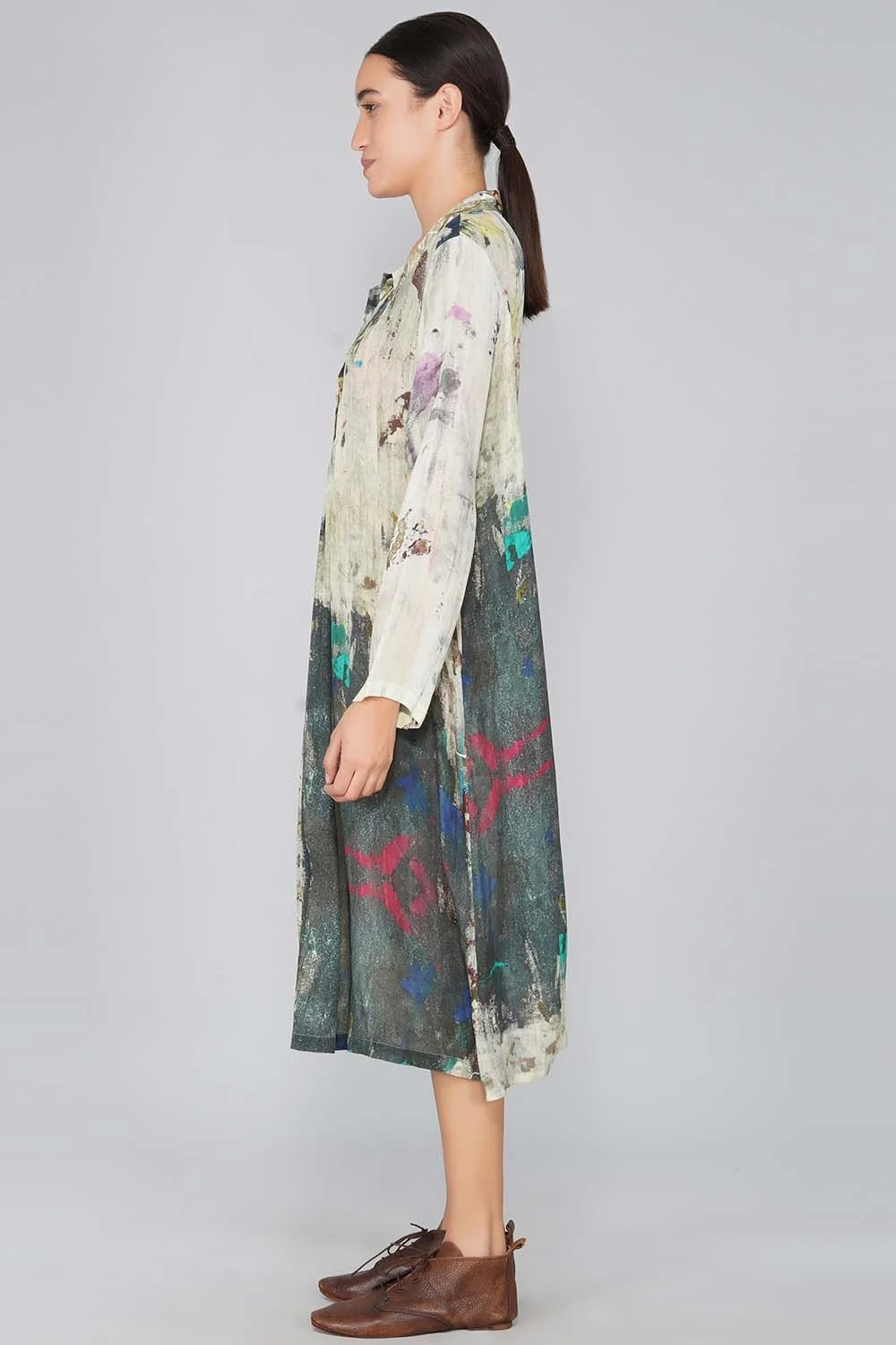 YAVI Cupro Midi Dress - Image 4